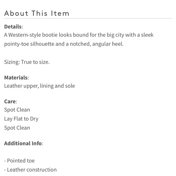 *NEW* FRANCO SARTO | valentina leather western booties - Picture 6 of 6